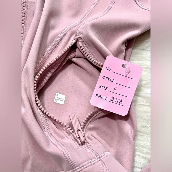🆕Lululemon🍋Define Cropped Jacket Nulu Colour Pink Haze Sz 8